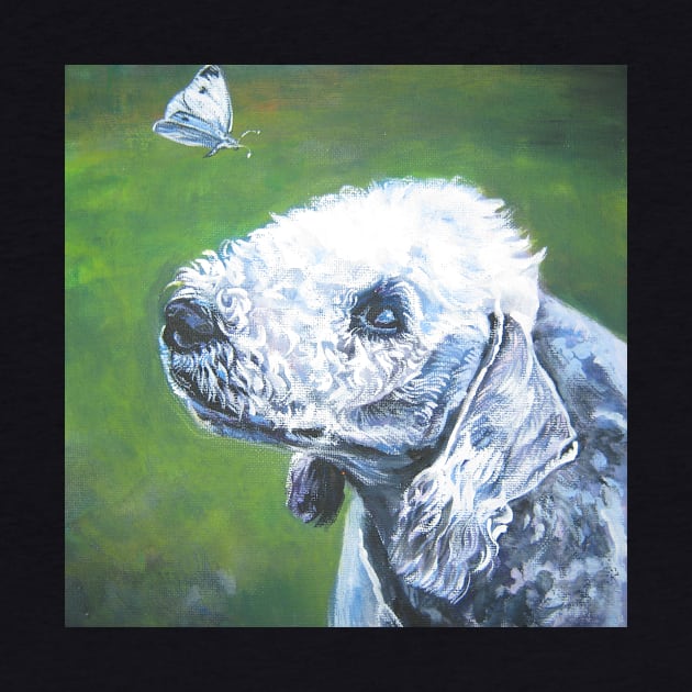 Bedlington Terrier Fine Art Painting by LASHEPARD